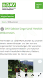 Mobile Screenshot of dav-siegerland.de